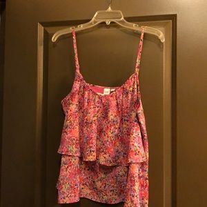 Gap Floral flows tank top